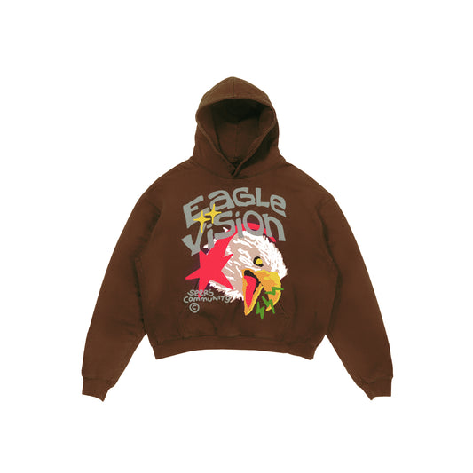 EAGLE VISION HOODIE (Brown)